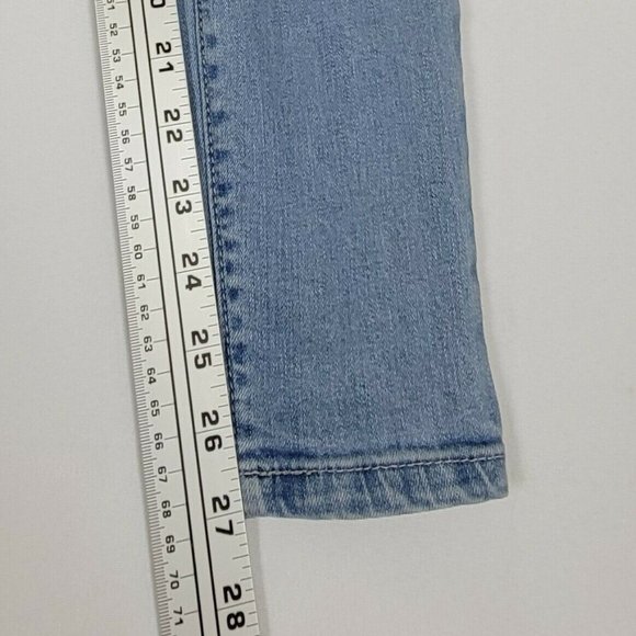 Wax Jean Distressed Skinny Destroyed Stretch Denim 28 x 27 - Picture 6 of 11